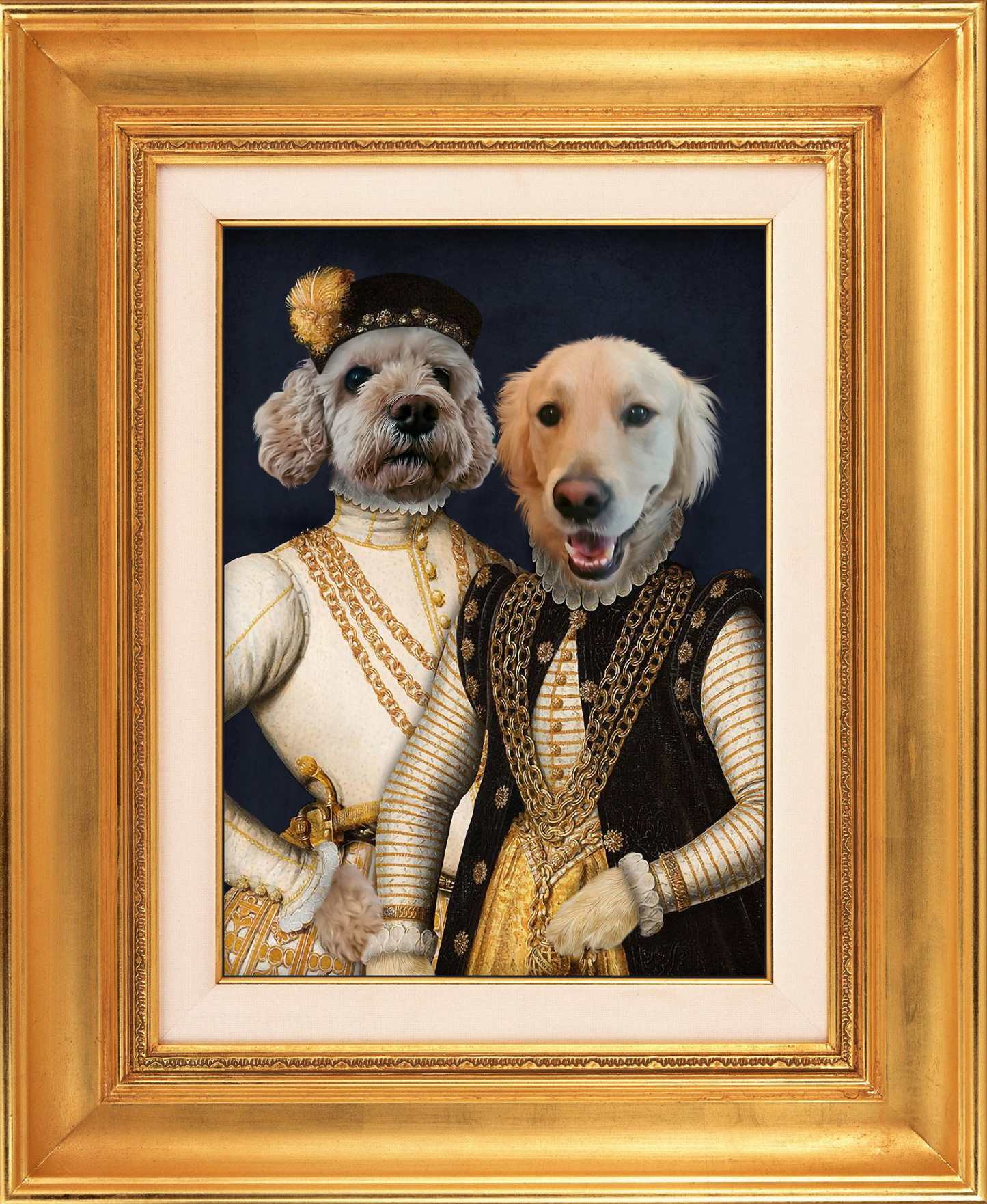 Framed Pet Portrait - Couple