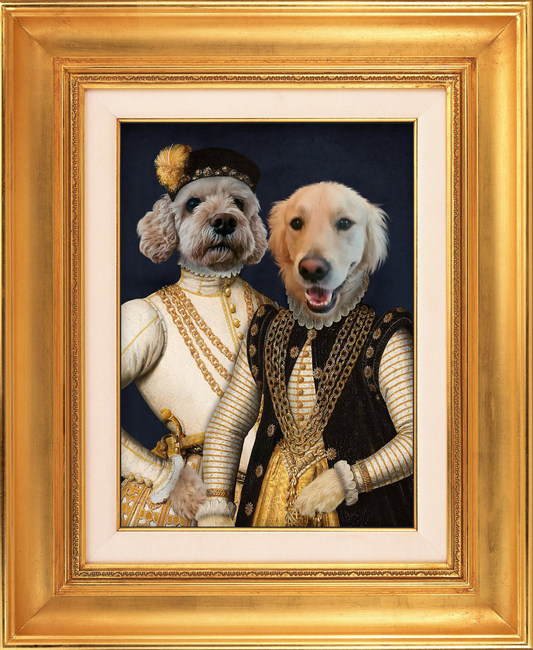 Framed Pet Portrait - Couple