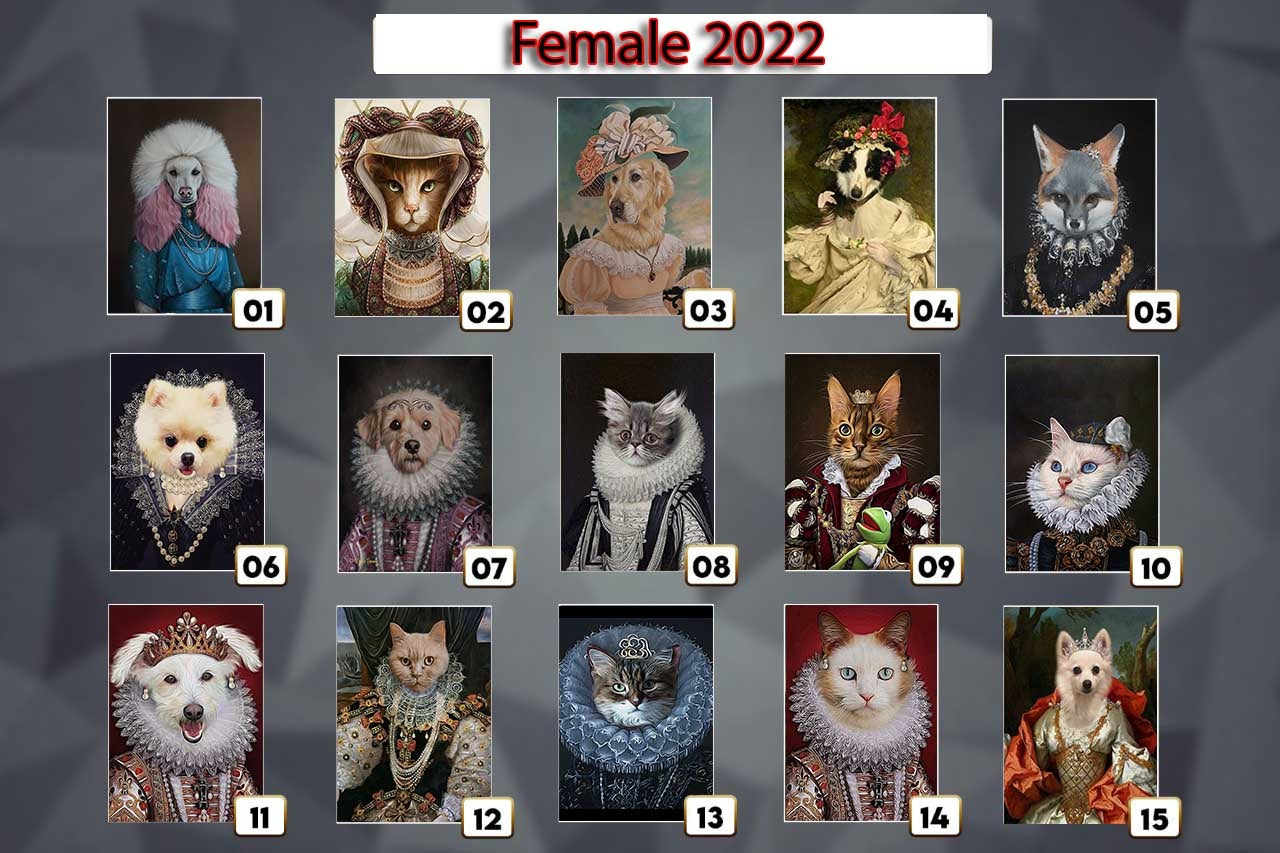 Design Only Pet Portrait - Girl