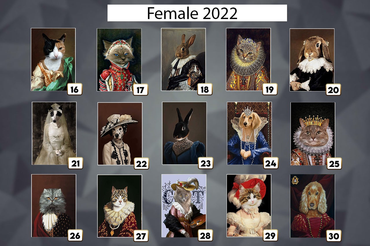 Design Only Pet Portrait - Girl