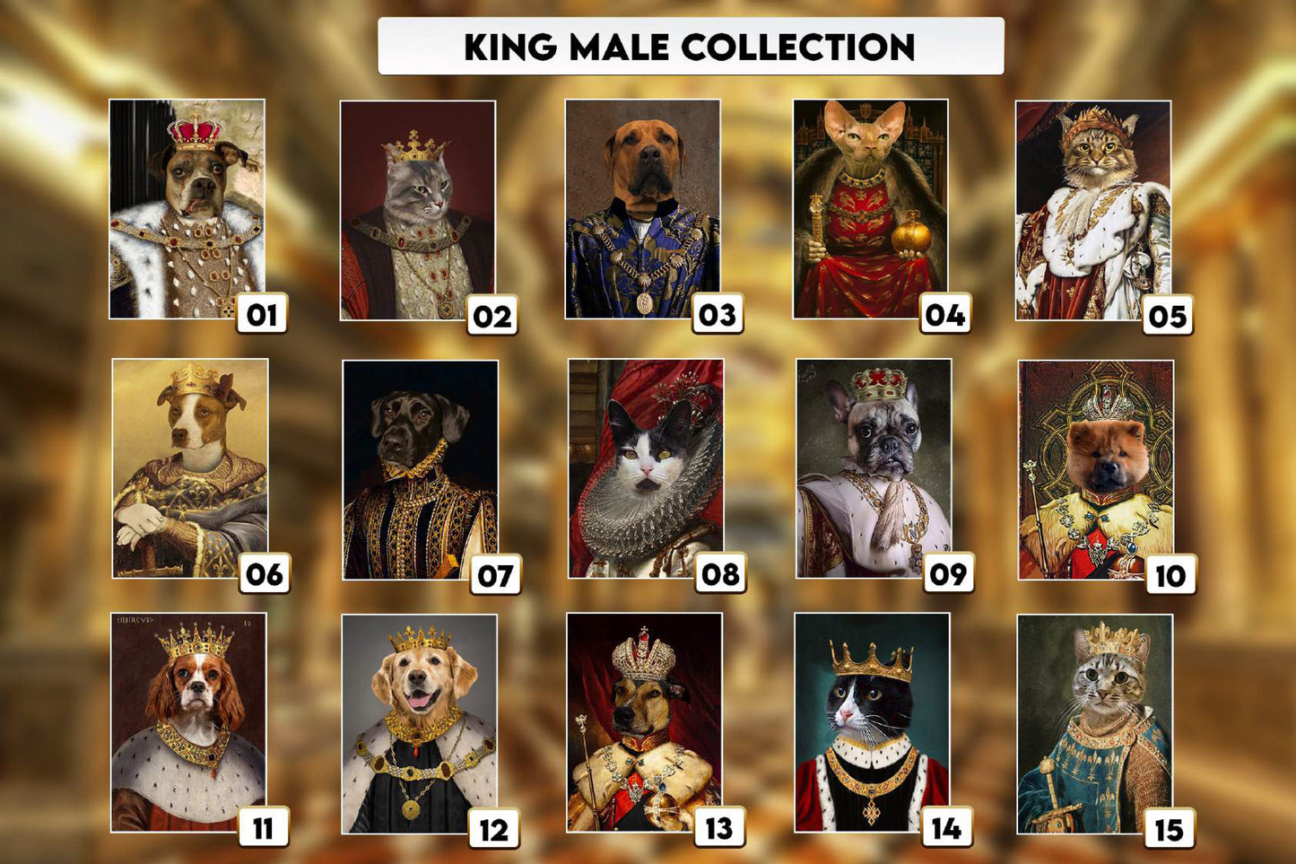 Design  Only Pet Portrait - Boy