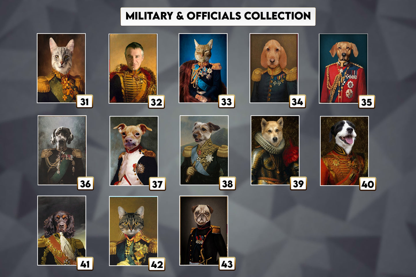 Design  Only Pet Portrait - Boy